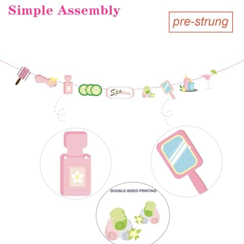 Simplified Party Supplies for Girls Spa Day