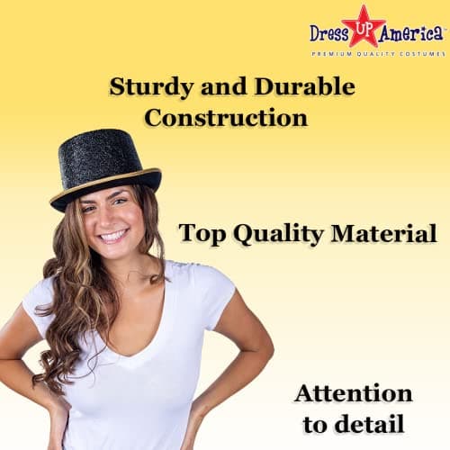 Adult Shiny Tuxedo Hats - Dress Up as a Magician for Men and Women
