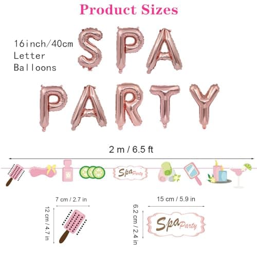 Simplified Party Supplies for Girls Spa Day