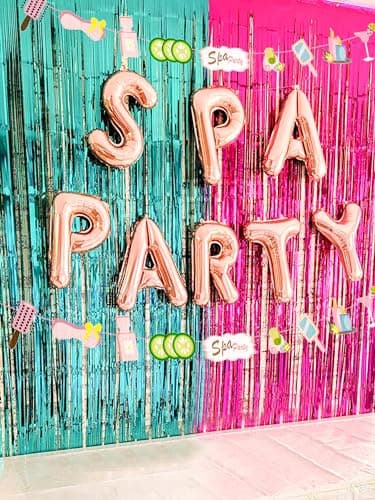 Laventy 2 PCS Spa Party Decorations for Salon, Makeup, and Birthday Parties