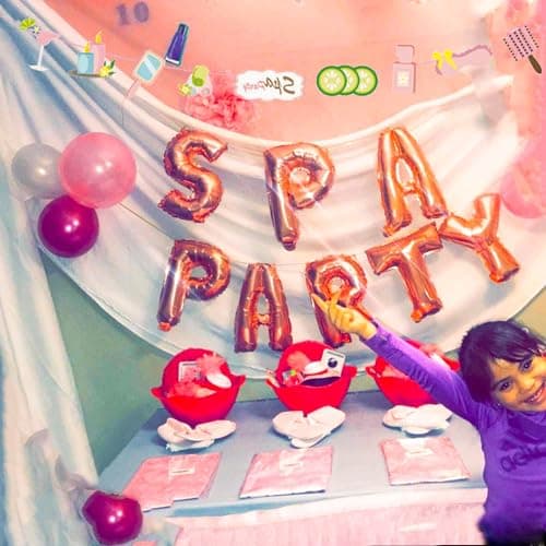 Laventy 2 PCS Spa Party Decorations for Salon, Makeup, and Birthday Parties