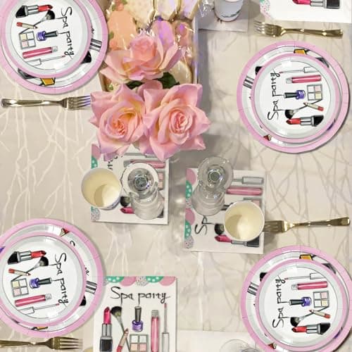 Spa-Themed Birthday Party Supplies for Girls
