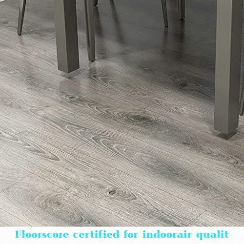 1. Peel and Stick Flooring, 36 Pack 54 Sq.Ft, Self-Adhesive Waterproof Wood Grain Look Floor Tile for Bedroom, Living Room, Kitchen (Smoke Grey)

2. Govee RGBIC Floor Lamp, LED Corner Lamp Works with Alexa, Smart Modern Floor Lamp with Music Sync and