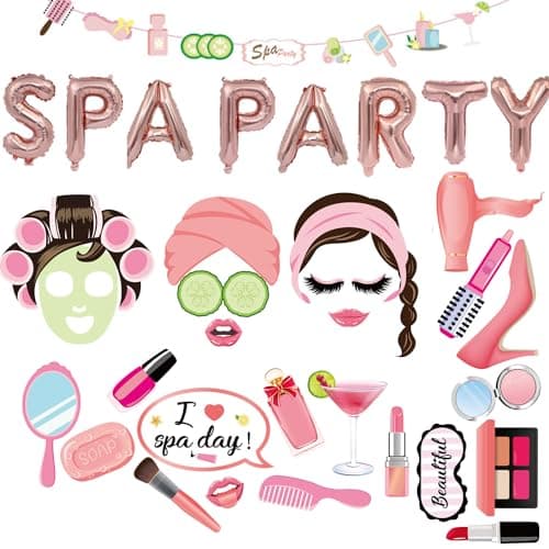 Simplified Party Supplies for Girls Spa Day
