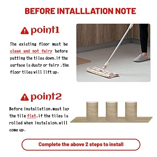 1. Peel and Stick Flooring, 36 Pack 54 Sq.Ft, Self-Adhesive Waterproof Wood Grain Look Floor Tile for Bedroom, Living Room, Kitchen (Smoke Grey)

2. Govee RGBIC Floor Lamp, LED Corner Lamp Works with Alexa, Smart Modern Floor Lamp with Music Sync and