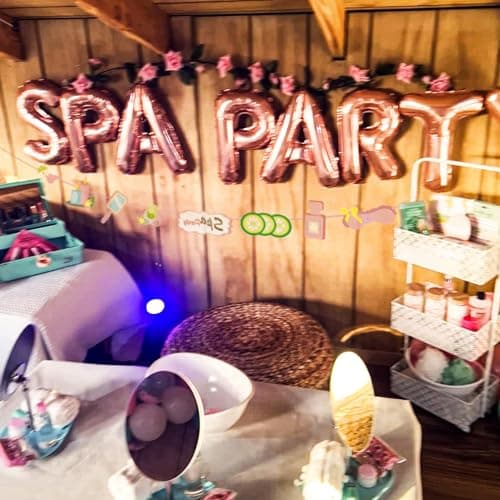 Laventy 2 PCS Spa Party Decorations for Salon, Makeup, and Birthday Parties