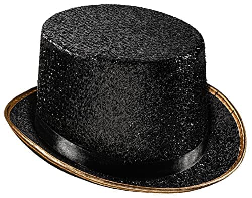 Adult Shiny Tuxedo Hats - Dress Up as a Magician for Men and Women