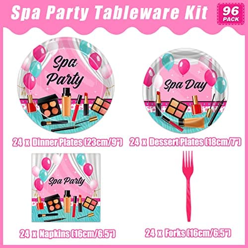 Spa Party Supplies for Girls and Kids