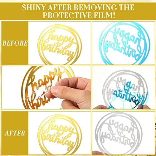 Simplified Birthday Candle Set for Wedding Party