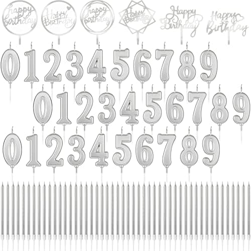 Simplified Birthday Candle Set for Wedding Party