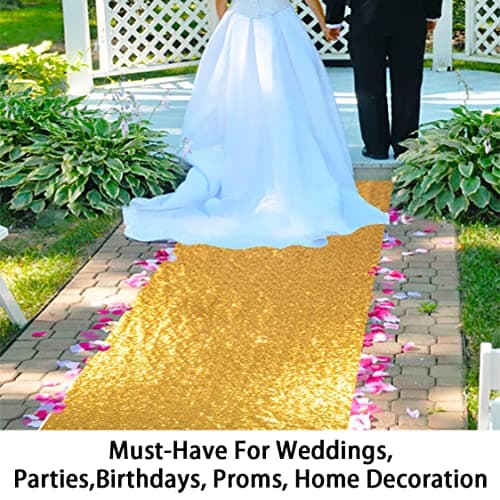 Shiny Beauty Sequin Aisle Runner for Wedding, Christmas, Thanksgiving Decor