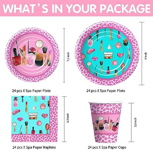 Spa Birthday Party Supplies For Girls