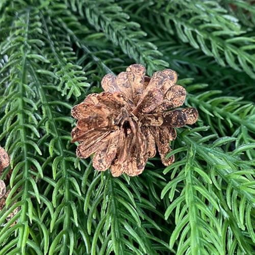Christmas Teardrop Swag for Front Door or Wall - Artificial Winter Pine Swag
