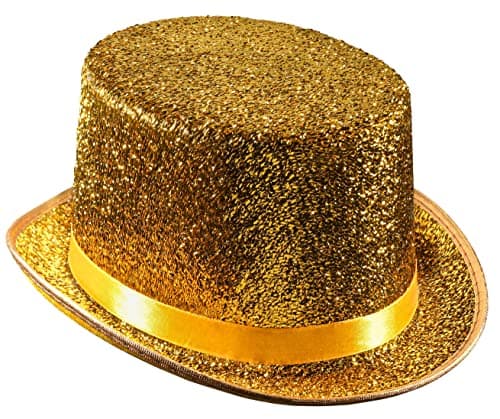 Adult Shiny Tuxedo Hats - Dress Up as a Magician for Men and Women