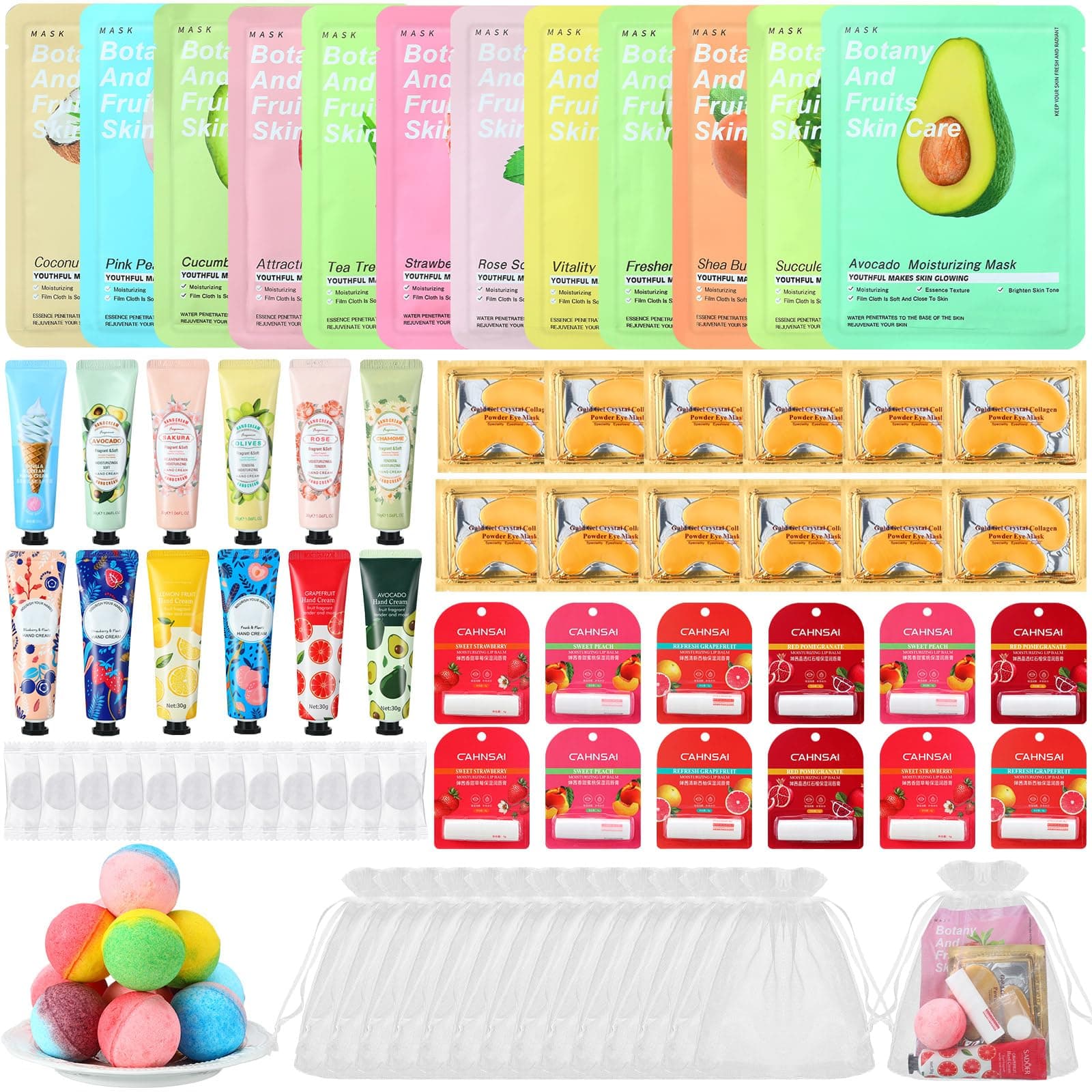 Spa Party Favors Kit for All Skin Types